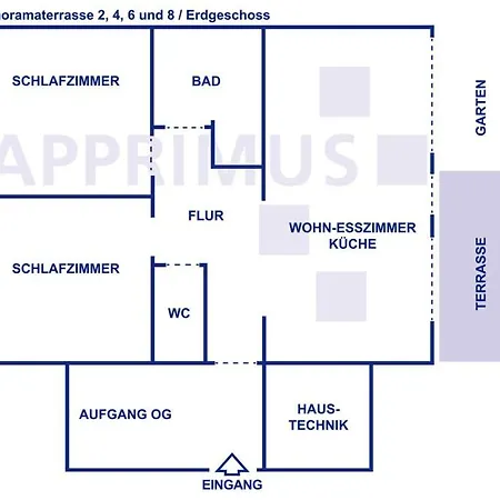 Appartement Apprimus - Waldsee Panoramaterrasse 4 Eg
